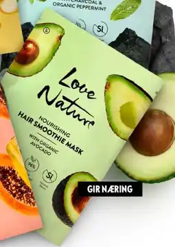 Oriflame LOVE NATURE Nourishing Hair Smoothie Mask with Organic Avocado tilbud