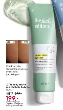 Oriflame THE BODY EDITION Anti-Cellulite Body Gel tilbud