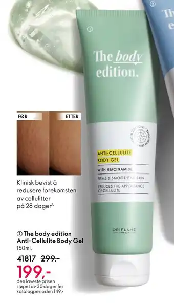 Oriflame THE BODY EDITION Anti-Cellulite Body Gel tilbud