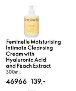 Oriflame FEMINELLE Moisturising intimate cleansing cream with hyaluronic acid and peach extract tilbud