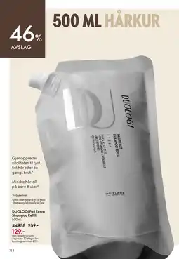 Oriflame DUOLOGI Fall Resist Shampoo Refill tilbud