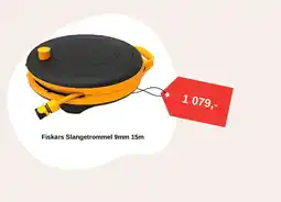 Montér Fiskars Slangetrommel 9mm 15m tilbud