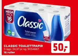 jem & fix CLASSIC TOALETTPAPIR tilbud
