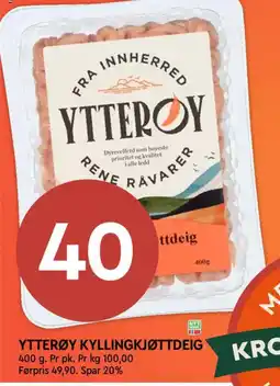 Coop Mega Ytterøy Kyllingkjøttdeig tilbud