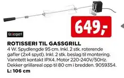 jem & fix ROTISSERI TIL GASSGRILL tilbud