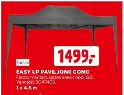 jem & fix EASY UP PAVILJONG COMO tilbud