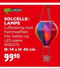 jem & fix SOLCELLELAMPE tilbud