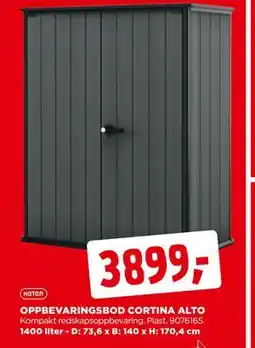 jem & fix OPPBEVARINGSBOD CORTINA ALTO tilbud