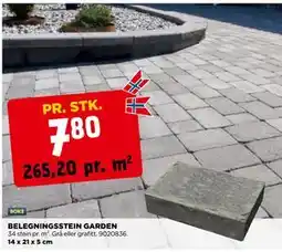 jem & fix BELEGNINGSSTEIN GARDEN tilbud