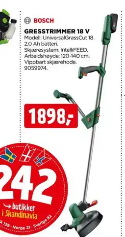 jem & fix GRESSTRIMMER 18 V tilbud