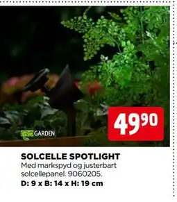 jem & fix SOLCELLE SPOTLIGHT tilbud