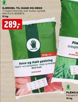 jem & fix GJØDSEL TIL HAGE OG HEKK tilbud