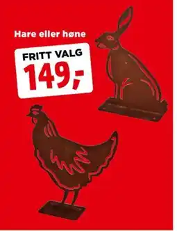 jem & fix Hare eller høne tilbud