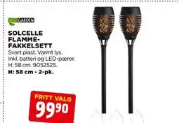 jem & fix SOLCELLE FLAMMEFAKKELSETT tilbud