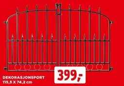 jem & fix DEKORASJONSPORT 115,5 X 74,2 cm tilbud