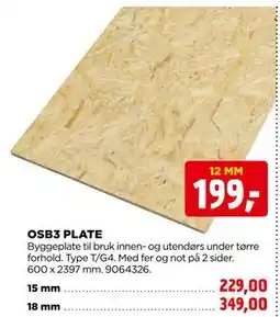 jem & fix OSB3 PLATE tilbud