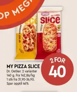 Coop Mega Dr. Oetker My pizza slice tilbud
