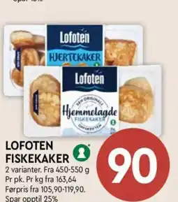 Coop Mega Lofoten Fiskekaker tilbud