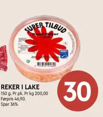Coop Mega Reker i lake tilbud