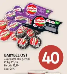 Coop Mega Babybel ost tilbud