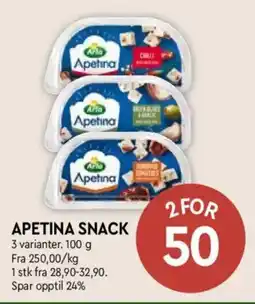Coop Mega Apetina snack tilbud