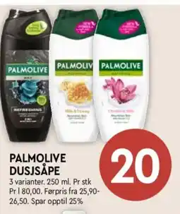 Coop Mega Palmolive dusjsåpe tilbud