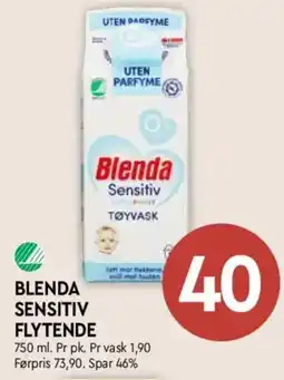 Coop Mega Blenda Sensitiv flytende tilbud