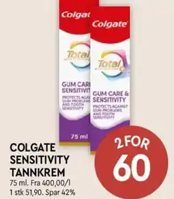 Coop Mega Colgate Sensitivity tannkrem tilbud