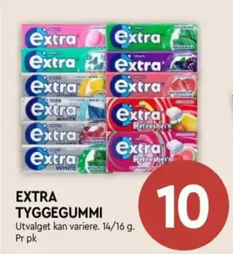 Coop Mega Extra tyggegummi tilbud