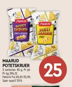 Coop Mega Maarud Potetskruer tilbud