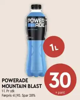 Coop Mega Powerade Mountain blast tilbud