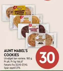Coop Mega Aunt Mabel's cookies tilbud