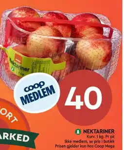 Coop Mega Nektariner tilbud