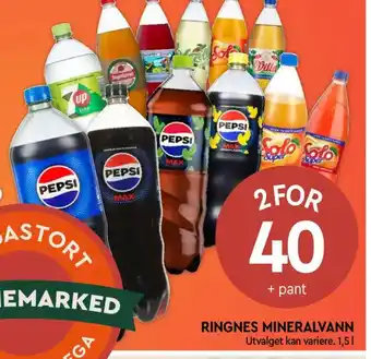Coop Mega Ringnes mineralvann tilbud