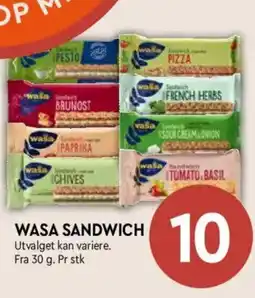 Coop Mega Wasa sandwich tilbud