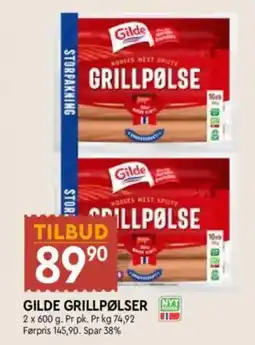 Coop Mega Gilde Grillpølser tilbud