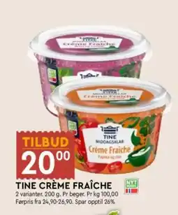 Coop Mega Tine Crème fraîche tilbud