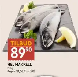 Coop Mega Hel makrell tilbud