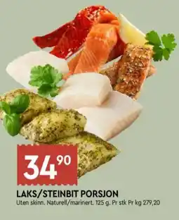 Coop Mega Laks/ steinbit porsjon tilbud