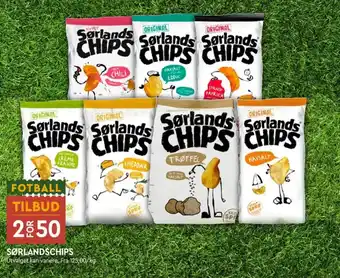 Coop Mega Sørlandschips tilbud