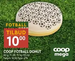 Coop Mega Coop Fotball donut tilbud