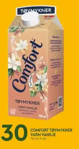 Coop Mega Comfort Tøymykner varm vanilje tilbud