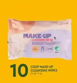 Coop Mega Coop Make-up cleansing wipes tilbud