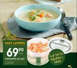 Coop Mega Fiskesuppe m/ laks tilbud