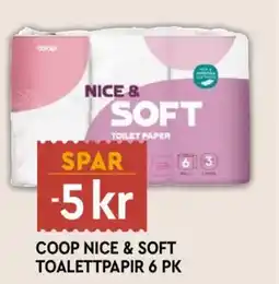 Coop Mega Coop Nice & soft toalettpapir 6 pk tilbud