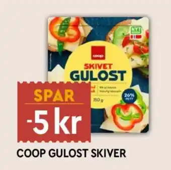Coop Mega Coop gulost skiver tilbud