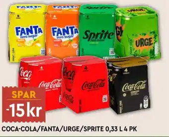 Coop Mega Coca-Cola / Fanta / Urge / Sprite tilbud