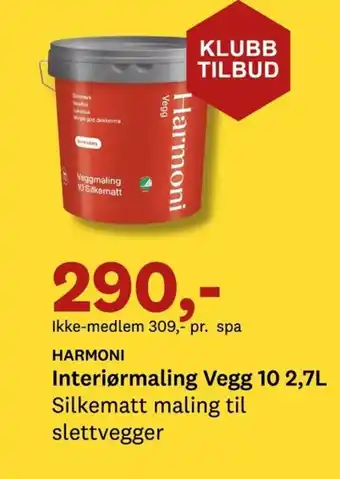 HARMONI Interiørmaling Vegg 10
