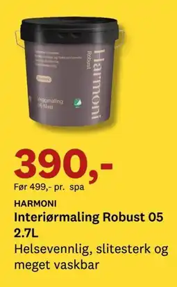 Bygger'n HARMONI Interiørmaling Robust 05 tilbud