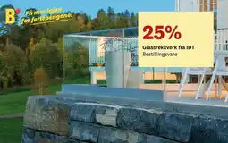 Bygger'n Glassrekkverk fra IDT tilbud